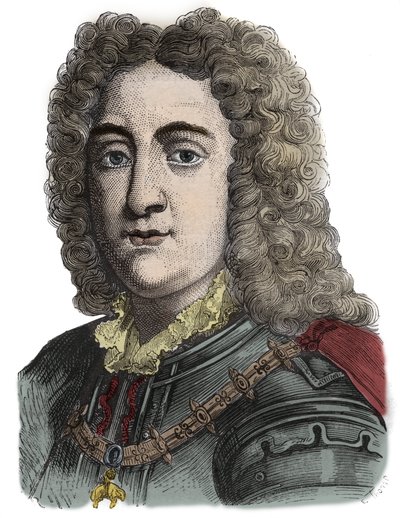Karel VI., císař Svaté říše římské (1685-1740) - Karel Habsburský (Karl von Habsburg) (Karel VI. Svaté říše) 1685-1740 - Rytina od Anonymous Anonymous
