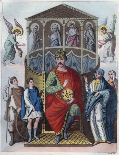 Karel Plešatý, král Západní Francie, Itálie a císař Svaté říše římské, 823 – Portrét Karla II. To je historie vlády, zákonů, milicí od Anonymous Anonymous