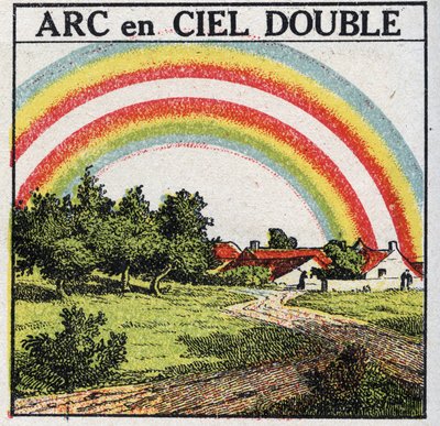 Barvy: dvojitá duha. Anonymní ilustrace z roku 1925. Soukromá sbírka. od Anonymous Anonymous