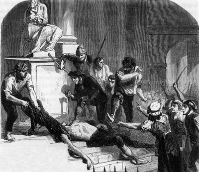 Francouzská revoluce - Masakry na La Glaciere, Avignon - Vražda Lescuyera od Anonymous Anonymous