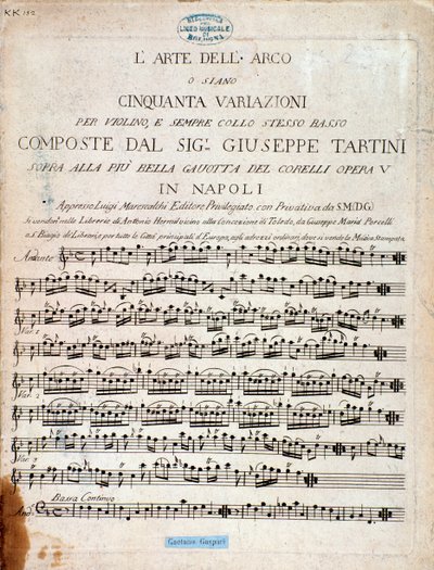 Frontispis partitury L