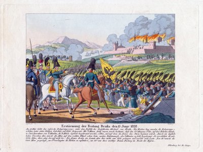 Guerre russo-turque de 1828-1829 – Útok na pevnost Brailov 15. června od Anonymous Anonymous