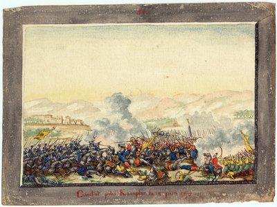 Rusko-turecká válka 1828-1829 – bitva u Kulevicha (Kulewtscha) – bitva u Kulevicha 11. června od Anonymous Anonymous