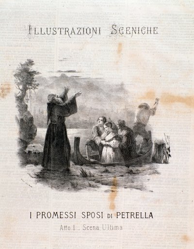 Ilustrace Zasnoubení podle Manzoniho od Errica Petrella od Anonymous Anonymous