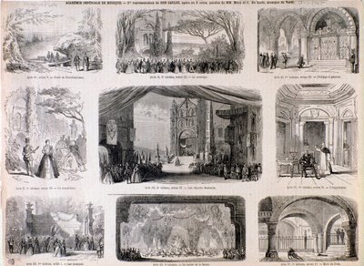 Ilustrace k opeře Don carlo od Giuseppe Verdiho od Anonymous Anonymous