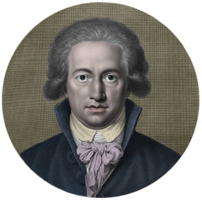 Johann Wolfgang von Goethe (1749-1832). Německý spisovatel. Rytina 19. století - Portrét Johana Wolfganga Goetha (1749 - 1832), německého spisovatele od Anonymous Anonymous