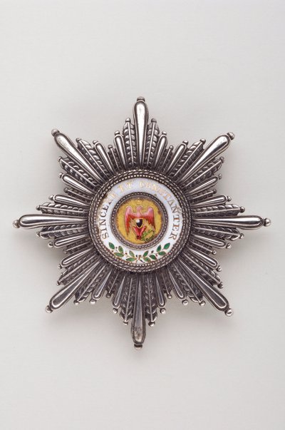 Pruské království - Řád červeného Aiglona: štítek 1. třídy - model 1810 od Anonymous Anonymous