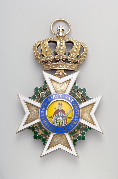 Saské království - Vojenský řád svatého Jindřicha: insignie velkého kříže - 1736-1918 od Anonymous Anonymous