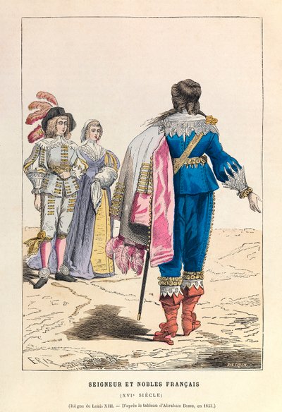 Pán a šlechtici Francouzi v 16. století - Pán a šlechtici 16. století - soukromá sbírka od Anonymous Anonymous