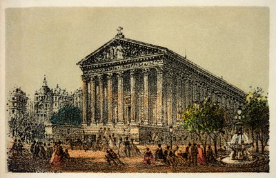 Paříž 1874: Kostel La Madeleine, soukromá sbírka od Anonymous Anonymous