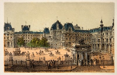 Paříž 1874: Nový Louvre, soukromá sbírka od Anonymous Anonymous