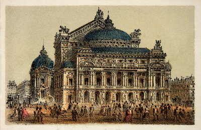 Paříž v roce 1874: Nová opera (opera garnier), Soukromá sbírka od Anonymous Anonymous