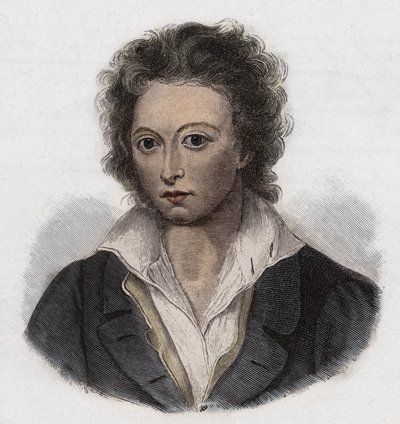 Percy Bysshe Shelley (1792-1822) anglický básník- od Anonymous Anonymous