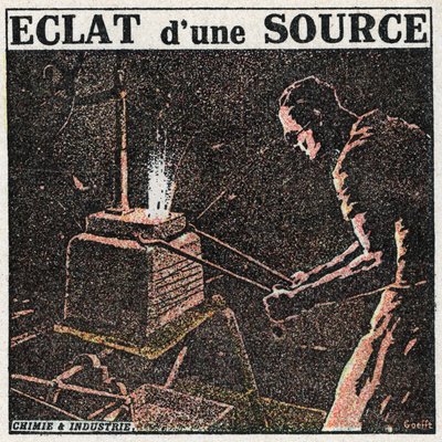 Fotometrie: eclat zdroje. Anonymní ilustrace z roku 1925. Soukromá sbírka. od Anonymous Anonymous
