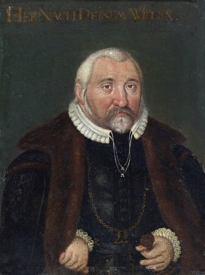 ""portrét Frederika III. Falckého řekl Frederic III. Zbožný kurfiřt Palatine Rýnský (1515-1576)"" Anonymní obraz Soukromá sbírka 16. století od Anonymous Anonymous