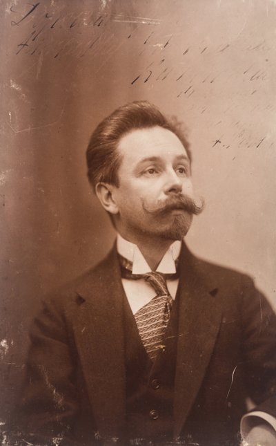 Portrét ruského pianisty a skladatele Alexandra Skrjabina (Skrjabin nebo Skriabin) (1871-1915) - Portrét skladatele Alexandra Skrjabina (1872-1915) - Anonym. Fotografie. Soukromá sbírka od Anonymous Anonymous