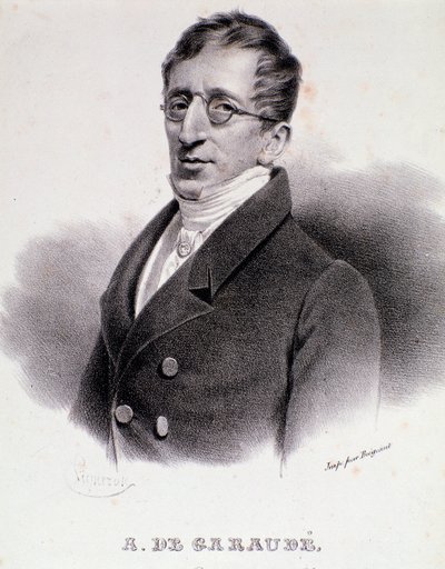 Portrét Alexise de Garaude (1779-1852), francouzského skladatele. 19. století. od Anonymous Anonymous