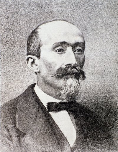 Portrét Antonia Cagnoniho (1828-1896) italského skladatele milánské soukromé sbírky od Anonymous Anonymous