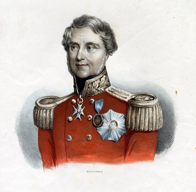 Portrét barona Raglana (FitzRoy James Henry Somerset od Anonymous Anonymous