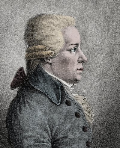 Portrét Carla (Karla) Ditterse von Dittersdorf (1739-1799), rakouského skladatele - Portrét Augusta Carla Ditterse von Dittersdorf (1739-1799), rakouského skladatele a houslisty od Anonymous Anonymous