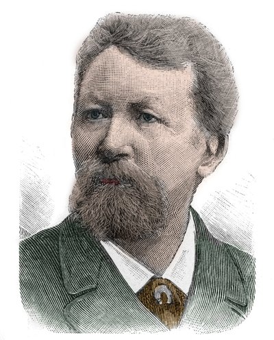 Portrét Friedricha Gerharda Rohlfse (1831-1896) Německý geograf, cestovatel, spisovatel a dobrodruh - Friedrich Gerhard Rohlfs, německý geograf, průzkumník Afriky a spisovatel od Anonymous Anonymous