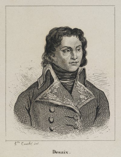 Portrét generála Louise Charlese Antoina Desaixe od Anonymous Anonymous