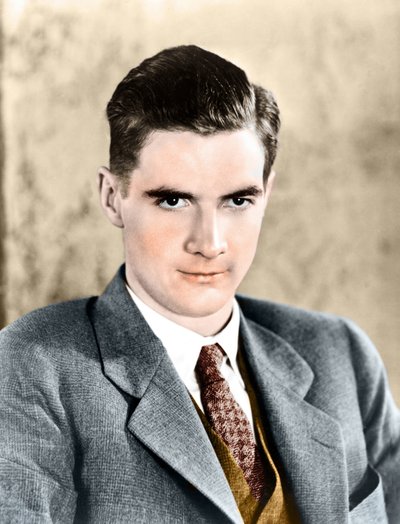 Portrét Howarda Robarda Hughese v roce 1934. Americký průmyslník a producent. 1905 - 1976. od Anonymous Anonymous