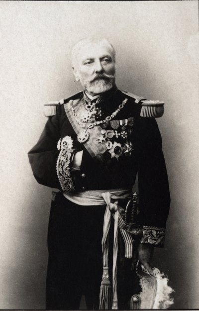 Portrét Hyacinthe Laurent Theophile Aube (admirál Aube) (1826-1890), francouzský admirál. kolekce FPL. od Anonymous Anonymous