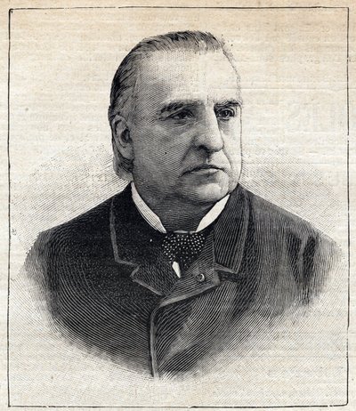 Portrét Jeana Martina Charcota (1825-1893), lékaře a neurologa. Rytina v „“Le Petit Parisien““ dne 27.08.1893. od Anonymous Anonymous