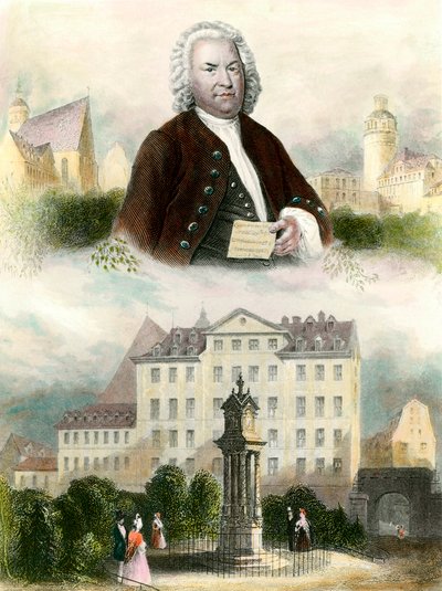 Portrét Jeana Sebastiena Bacha (Johann Sebastian Bach od Anonymous Anonymous