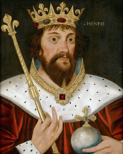 Portrét anglického krále Jindřicha I. (Henri I. Beauclerc) (1068-1135), Anonym. Olej na dřevě, 57x47. Soukromá sbírka od Anonymous Anonymous