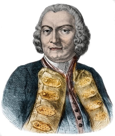 Portrét lorda George Ansona (1697-1762) britského admirála a bohatého aristokrata známého pro jeho obeplutí zeměkoule od Anonymous Anonymous