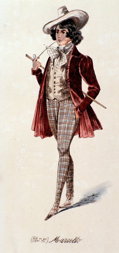 Portrét Marcella, z Bohémy od Pucciniho (1892-1895) od Anonymous Anonymous
