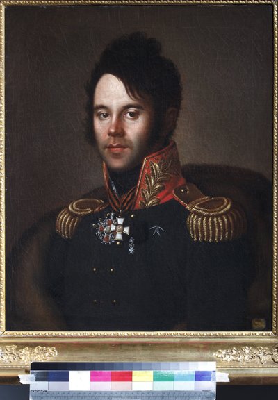 Portrét generálního starosty Pyotra Afanasieviče Papkova (1772-1853) - Anonym. Olej na plátně od Anonymous Anonymous