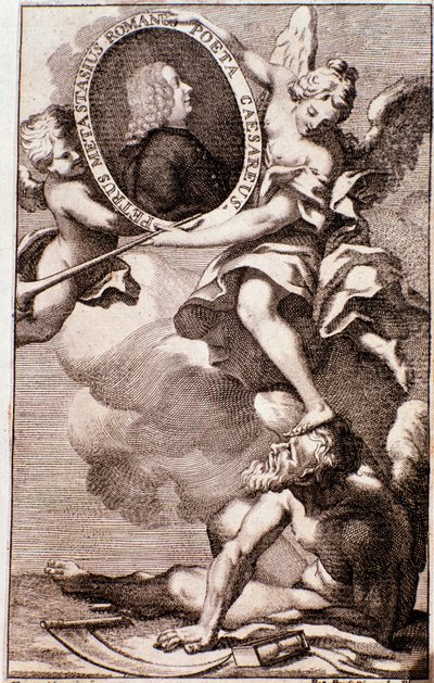 Portrét Pietra Metastasia (rytina) od Anonymous Anonymous