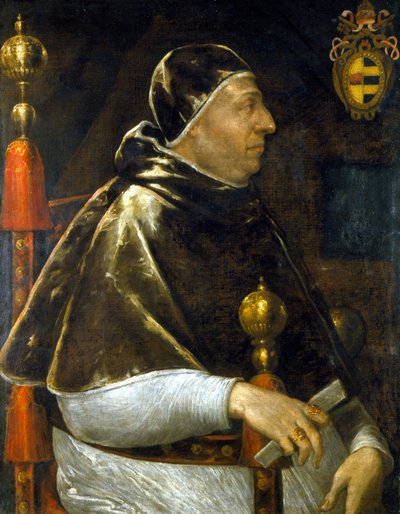 Portrét papeže Alexandra VI. (Rodrigo Borgia 1431-1503). anonymní malba. . Milán. od Anonymous Anonymous