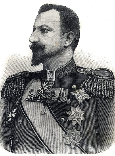 Portrét prince Ferdinanda I. (1861-1948) z Bulharska. Rytina „“Le Peute Parisien““ od Anonymous Anonymous