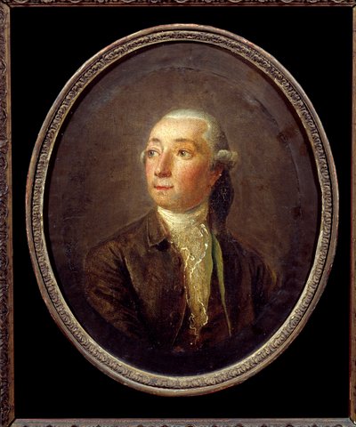 Portrét Restifa de La Bretonne (1734-1806), francouzského spisovatele. Anonymní malování. Soukromá sbírka. od Anonymous Anonymous