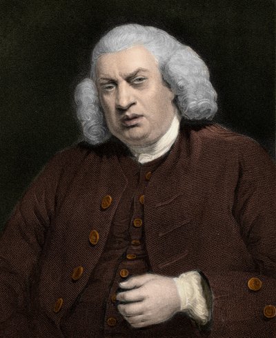 Portrét Samuela Johnsona (1709-1784), anglického spisovatele - Samuela Johnsona od Anonymous Anonymous