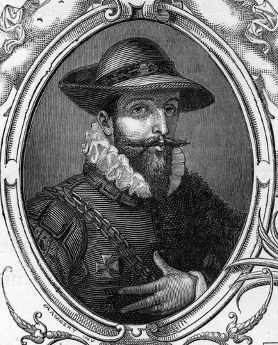 Portrét Simone Cantarini řekl, že rytina Pesarese (1612-1648) z roku 1859 v „“ galeriích Evropy - Itálie“ od Armandauda. Soukromá sbírka. od Anonymous Anonymous