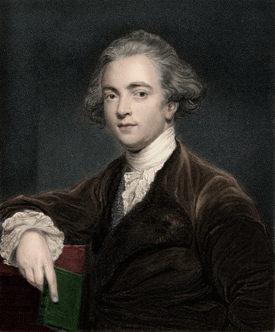 Portrét Sir William Jones (1746-1794), anglický lingvista - Sir William Jones 1746-1794 - anglický filolog od Anonymous Anonymous