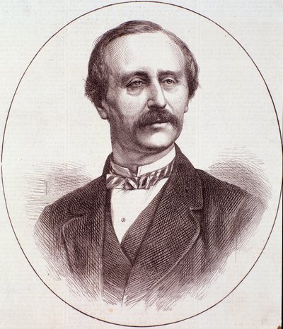 Portrét anglického houslisty Henry Gamble Blagrove (Graving od Anonymous Anonymous
