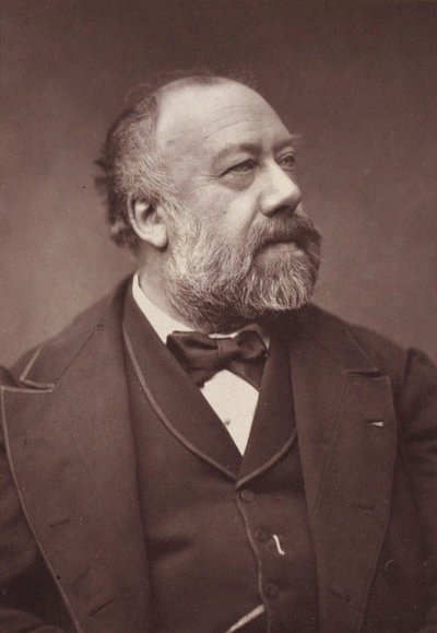 Portrét skladatele Gustava Nadauda (1820-1893), Anonym. Foto albuminu. Soukromá sbírka od Anonymous Anonymous