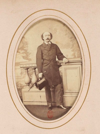 Portrét skladatele Luigiho Arditiho (1822-1903), Anonym . Foto albuminu. Soukromá sbírka od Anonymous Anonymous