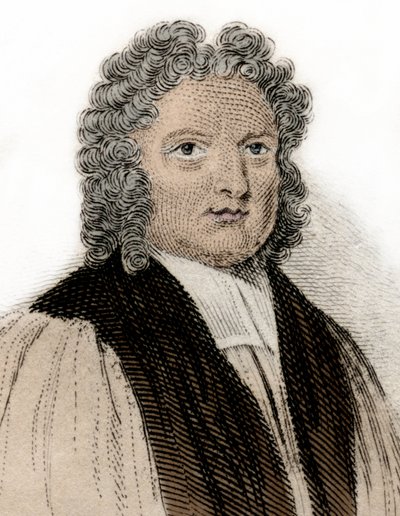 Portrét předvečera Rochestera Francise Atterburyho (1663-1732), literáta a politika. Rytina 19. století. milánský od Anonymous Anonymous