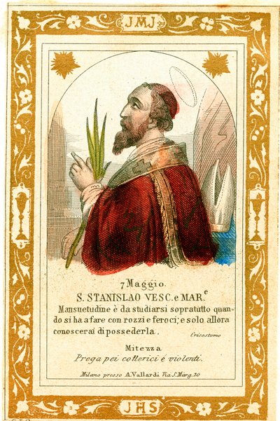 Svatý Stanislaus mučedník (rytina od Anonymous Anonymous