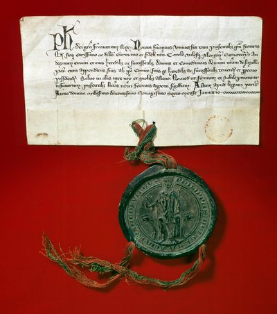 Pečeť majestátu francouzského krále Filipa IV., známého jako Filip Bel od Anonymous Anonymous