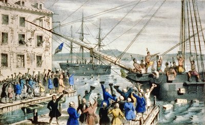 The Boston Tea Party: Tea Destruction in Boston Harbor od Anonymous Anonymous