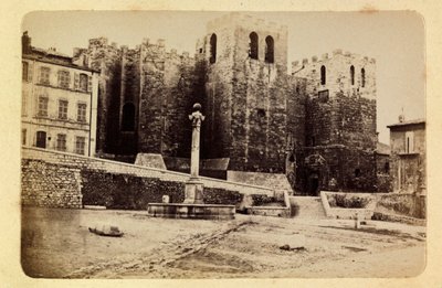 Město Marseille a jeho okolí kolem 1885-1890: kostel svatého Viktora, soukromá sbírka od Anonymous Anonymous