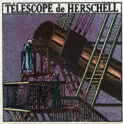 První optické přístroje: dalekohled Williama Herschela (Friedrich Wilhelm Herschel od Anonymous Anonymous